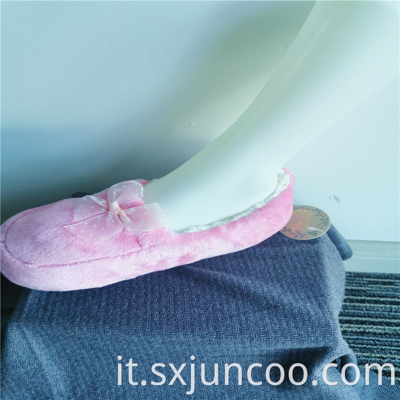 Wholesale Cute Designs Pink Bowknot Indoor Daily Socks